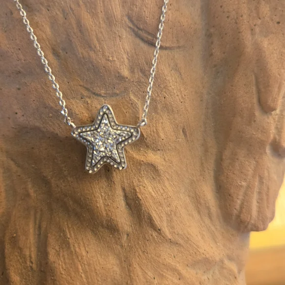 Kendra Scott Silver Jae Star Pendant Necklace - Picture 3 of 3